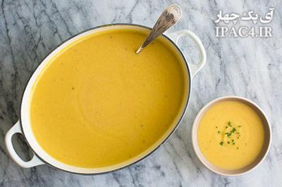  طرز تهیه سوپ گل کلم و پنیر چدار 